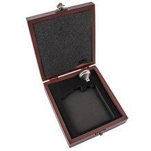 Load image into Gallery viewer, 6OZ WOOD HIP FLASK - DARK - Engrave.ie