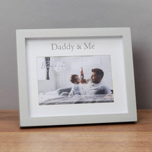 Load image into Gallery viewer, 6" X 4" - BAMBINO DADDY & ME FRAME IN LIDDED GIFT BOX - Engrave.ie
