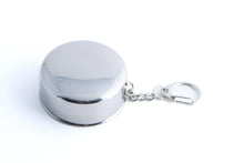 Load image into Gallery viewer, Collapsing 2oz Hip Flask Cup Keyring Stainless steel - Engrave.ie
