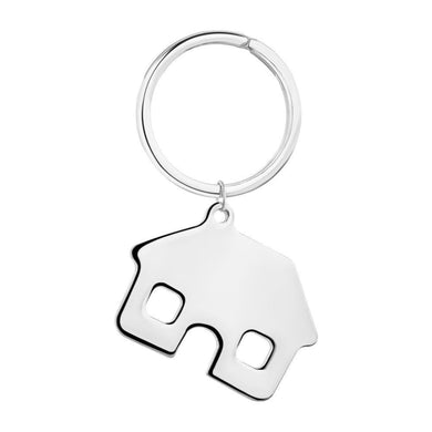 Silverplate House  Keyring - Engrave.ie