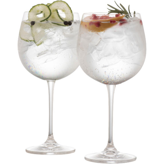 GIN & TONIC GLASS PAIR - Engrave.ie