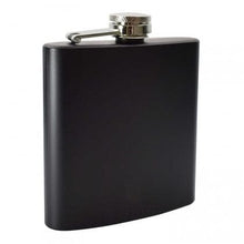 Load image into Gallery viewer, 6oz Matte Black Hip Flask - Engrave.ie
