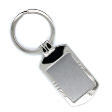 Load image into Gallery viewer, Polished Rectangle Keyring  30 x 20mm - Engrave.ie
