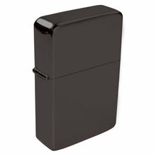 Load image into Gallery viewer, Black Finish Brass Flip Lighter - Engrave.ie
