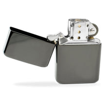 Load image into Gallery viewer, Black Finish Brass Flip Lighter - Engrave.ie
