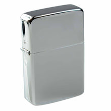 Load image into Gallery viewer, Chrome Brass Flip Lighter - Engrave.ie
