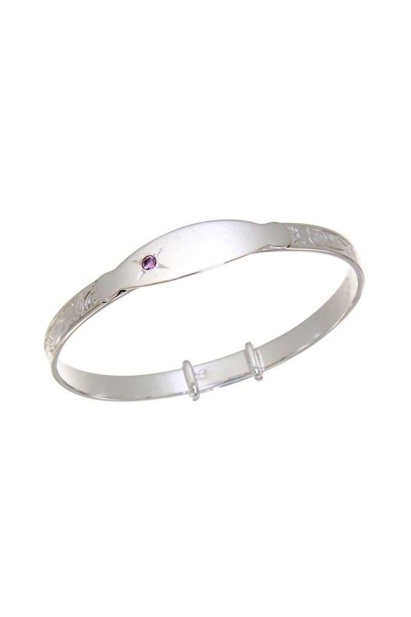 Baby Bangle sterling silver - Engrave.ie