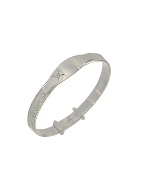 Baby Bangle sterling silver - Engrave.ie