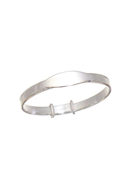 Baby Bangle sterling silver - Engrave.ie