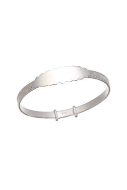 Baby Bangle sterling silver - Engrave.ie