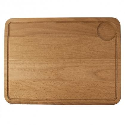 BEECH WOOD - RECTANGULAR - LARGE - CHOPPING BOARD - Engrave.ie