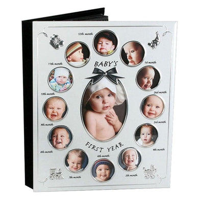 BABY'S FIRST YEAR COLLAGE PHOTO ALBUM - Engrave.ie