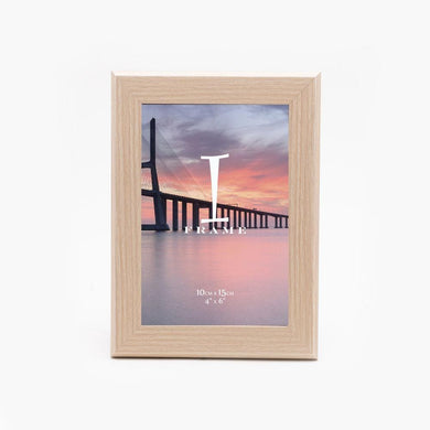 IFRAME THICK LIGHT WOOD EFFECT PHOTO FRAME 4